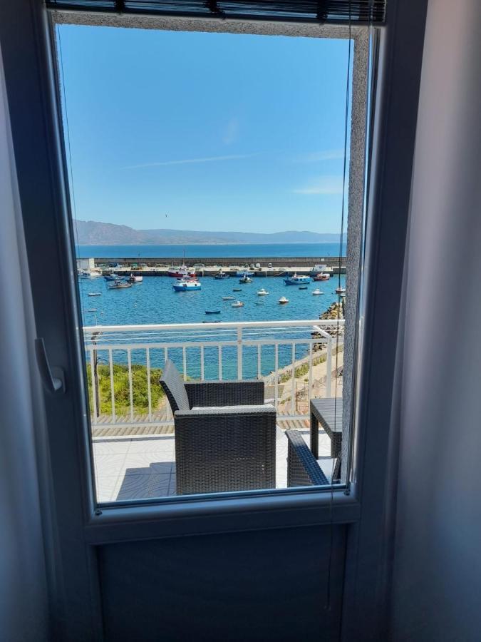 Apartamento Vista Al Puerto De Finisterre Luaran gambar