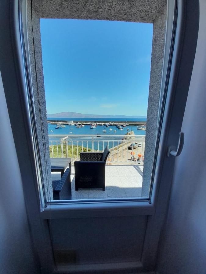 Apartamento Vista Al Puerto De Finisterre Luaran gambar