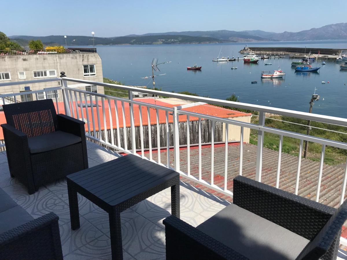 Apartamento Vista Al Puerto De Finisterre Luaran gambar