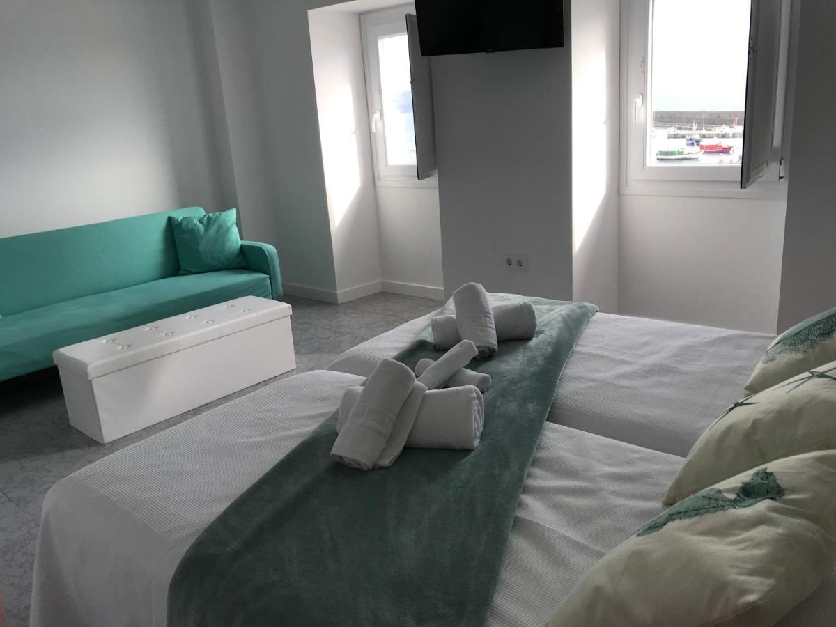 Apartamento Vista Al Puerto De Finisterre Luaran gambar